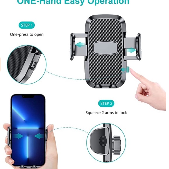 Universal Cell Phone Holder Mount for Car Dashboard Windshield Air Vent NWT - Picture 5 of 6